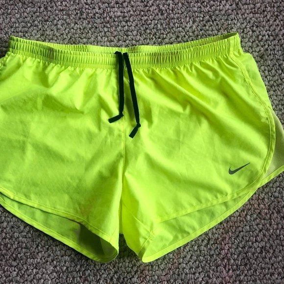 Nike Pants - Nike Dri Fit Neon Green Tempo Shorts